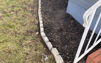 Photo of Jessica G.'s yard after getting landscaping in Crozier, VA