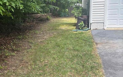 Photo of Garrett B.'s yard after getting landscaping in Springfield, VA