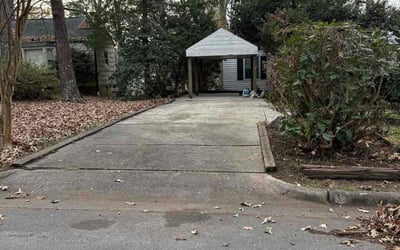 Photo of Kristen M.'s yard after getting landscaping in Kenly, NC