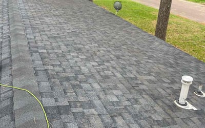 Photo of Caronda J.'s yard after getting landscaping in Jackson, MS