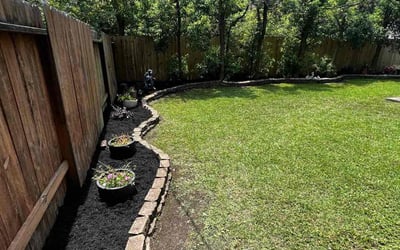 Photo of Deborah D.'s yard after getting landscaping in Galena Park, TX