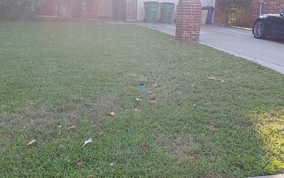 Photo of Karl R.'s yard after getting landscaping in Celeste, TX