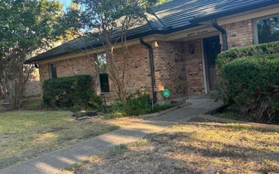 Photo of David M.'s yard after getting landscaping in Milford, TX