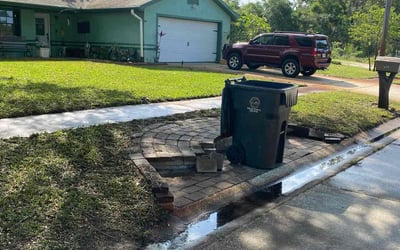 Photo of Angela M.'s yard after getting landscaping in Titusville, FL