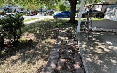Photo of Terri S.'s yard after getting landscaping in Westminster, TX