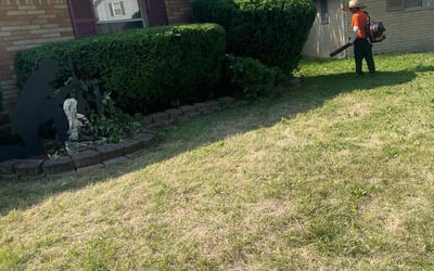 Photo of Briana N.'s yard after getting landscaping in Alexandria, IN