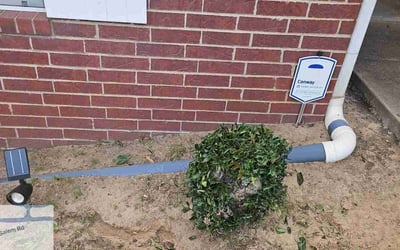 Photo of Pat G.'s yard after getting landscaping in Conway, AR