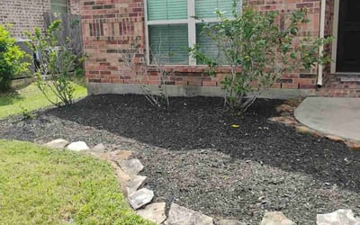 Photo of Anthony S.'s yard after getting landscaping in Pearland, TX