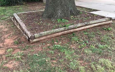 Photo of Robert S.'s yard after getting landscaping in Prague, OK