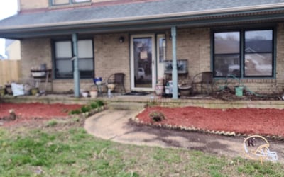 Photo of Rebecca A.'s yard after getting landscaping in Ark, VA