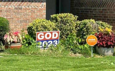 Photo of Charles S.'s yard after getting landscaping in Harrah, OK