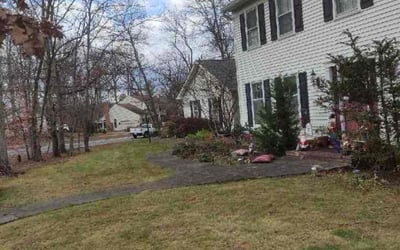 Photo of Charles H.'s yard after getting landscaping in Prince Frederick, MD