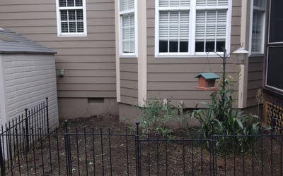 Photo of Aaron G.'s yard after getting landscaping in Pine Level, NC