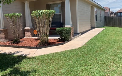 Photo of Calvin A.'s yard after getting landscaping in Fischer, TX