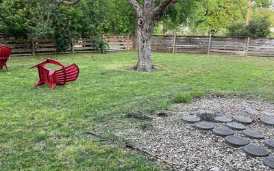 Photo of Andrea D.'s yard after getting landscaping in Weir, TX