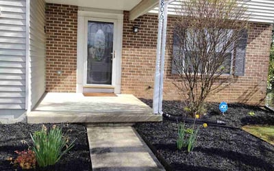 Photo of Osei Poku A.'s yard after getting landscaping in Shenandoah Junction, WV