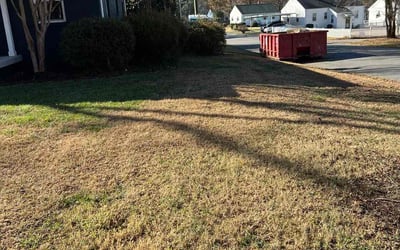 Photo of Ashley H.'s yard after getting landscaping in Dinwiddie, VA