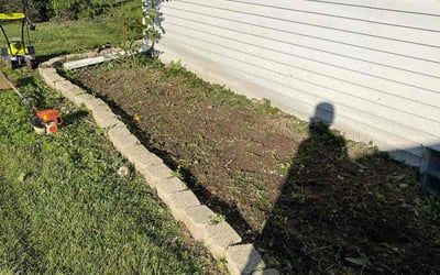 Photo of Carolyn S.'s yard after getting landscaping in Germantown, WI