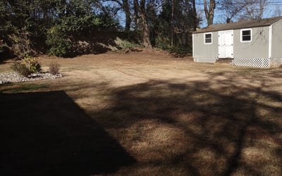 Photo of Matthew M.'s yard after getting landscaping in Mount Ulla, NC