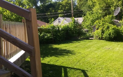 Photo of Kim V.'s yard after getting landscaping in Maple Lake, MN