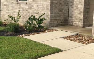 Photo of Michael C.'s yard after getting landscaping in Hardin, TX