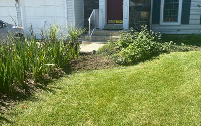 Photo of Nicole L.'s yard after getting landscaping in Shenandoah Junction, WV