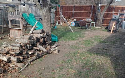 Photo of David R.'s yard after getting landscaping in Dennis, TX