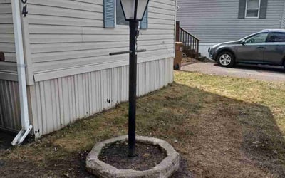 Photo of Jessica H.'s yard after getting landscaping in Prescott, WI