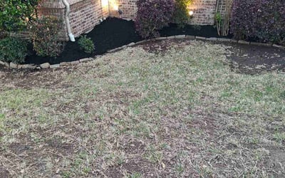 Photo of Ryan B.'s yard after getting landscaping in Euless, TX