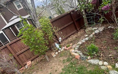 Photo of Barb H.'s yard after getting landscaping in Elizabeth, CO