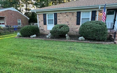 Photo of Joseph B.'s yard after getting landscaping in Fort Monroe, VA
