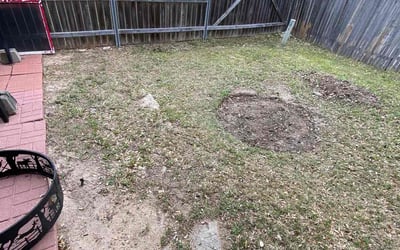 Photo of Julia M.'s yard after getting landscaping in Bandera, TX