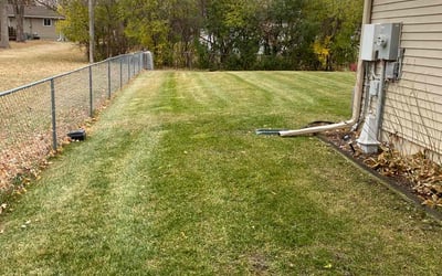 Photo of Bonita A.'s yard after getting landscaping in Ellsworth, WI