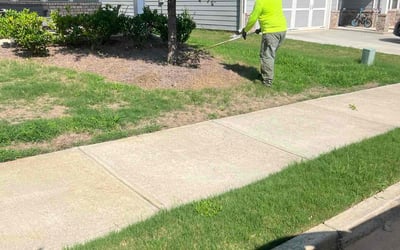 Photo of Aaron S.'s yard after getting landscaping in Bostwick, GA