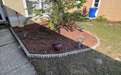 Photo of Gina B.'s yard after getting tree care in Hudson, FL