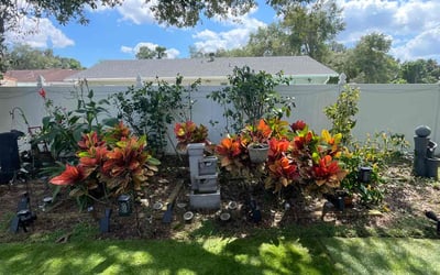 Photo of Gina B.'s yard after getting tree care in Trilby, FL