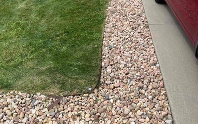 Photo of Matthew R.'s yard after getting landscaping in Byers, CO