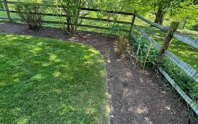 Photo of Karen M.'s yard after getting landscaping in Spencerville, MD