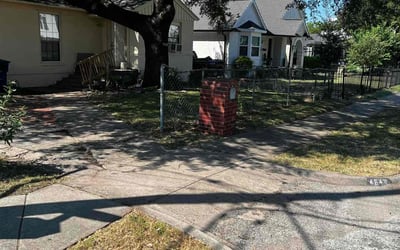 Photo of Andrea W.'s yard after getting landscaping in Mabank, TX