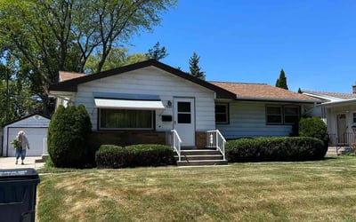Photo of Susan D.'s yard after getting landscaping in West Bend, WI