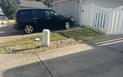 Photo of Lauren B.'s yard after getting landscaping in Luling, TX