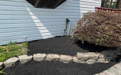 Photo of Marie C.'s yard after getting landscaping in Brick, NJ