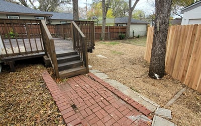 Photo of Ashraf S.'s yard after getting landscaping in Farmersville, TX