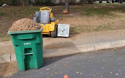 Photo of James G.'s yard after getting landscaping in Kendalia, TX