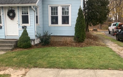 Photo of Joe T.'s yard after getting landscaping in Orange, CT