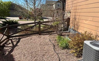 Photo of Sherie M.'s yard after getting landscaping in Divide, CO