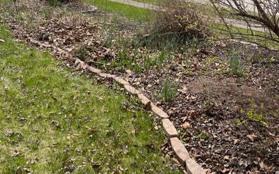 Photo of Michael M.'s yard after getting landscaping in Pendleton, IN