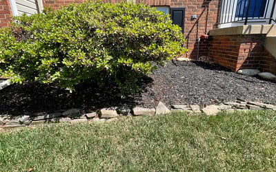 Photo of Emmett W.'s yard after getting landscaping in Linden, VA