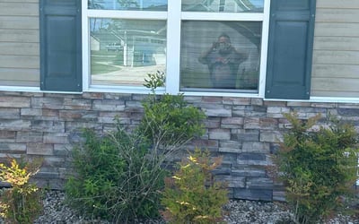 Photo of Morgan B.'s yard after getting landscaping in Jacksonville, NC