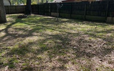 Photo of James B.'s yard after getting landscaping in Jacksonville, AR